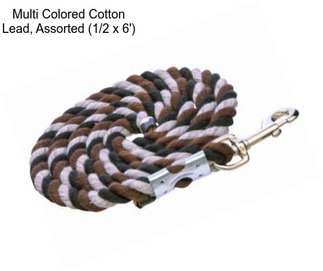 Multi Colored Cotton Lead, Assorted (1/2\