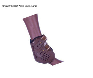 Uniquely English Ankle Boots, Large