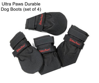 Ultra Paws Durable Dog Boots (set of 4)