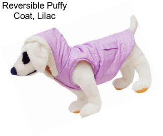 Reversible Puffy Coat, Lilac