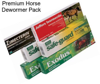 Premium Horse Dewormer Pack