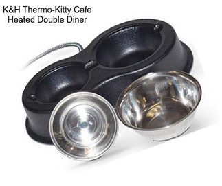 K&H Thermo-Kitty Cafe Heated Double Diner