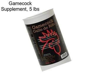 Gamecock Supplement, 5 lbs