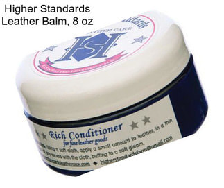 Higher Standards Leather Balm, 8 oz