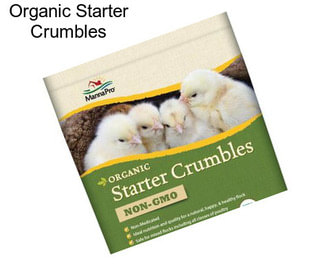 Organic Starter Crumbles
