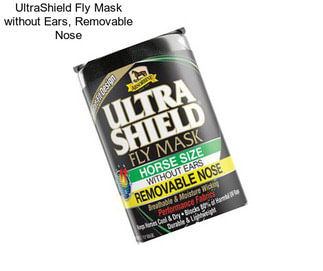 UltraShield Fly Mask without Ears, Removable Nose