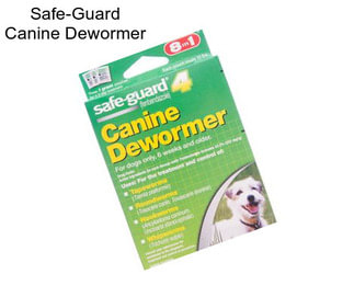 Safe-Guard Canine Dewormer