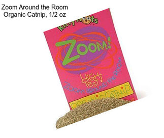 Zoom Around the Room Organic Catnip, 1/2 oz