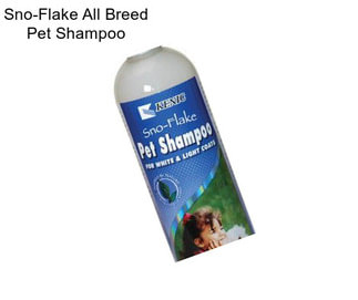 Sno-Flake All Breed Pet Shampoo