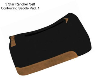 5 Star Rancher Self Contouring Saddle Pad, 1\