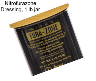 Nitrofurazone Dressing, 1 lb jar