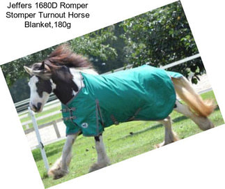 Jeffers 1680D Romper Stomper Turnout Horse Blanket,180g