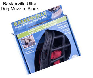 Baskerville Ultra Dog Muzzle, Black