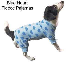 Blue Heart Fleece Pajamas