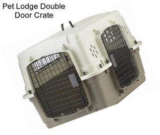 Pet Lodge Double Door Crate