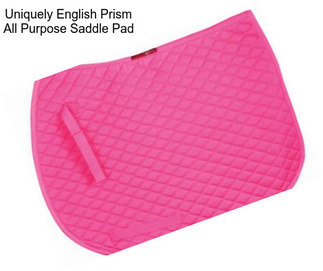 Uniquely English Prism All Purpose Saddle Pad