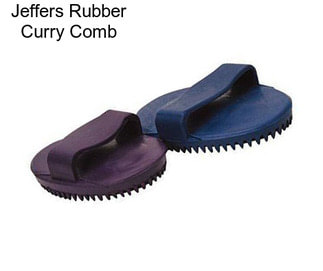 Jeffers Rubber Curry Comb