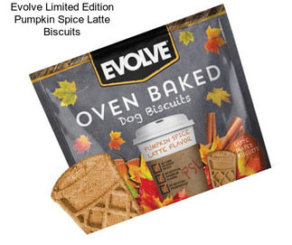 Evolve Limited Edition Pumpkin Spice Latte Biscuits