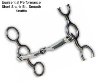 Equisential Performance Short Shank Bit, Smooth Snaffle