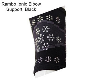 Rambo Ionic Elbow Support, Black