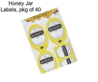 Honey Jar Labels, pkg of 40