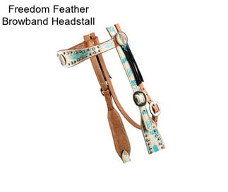 Freedom Feather Browband Headstall