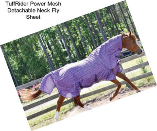 TuffRider Power Mesh Detachable Neck Fly Sheet