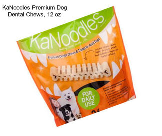 KaNoodles Premium Dog Dental Chews, 12 oz