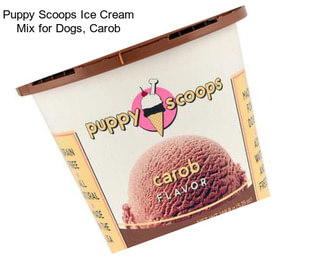 Puppy Scoops Ice Cream Mix for Dogs, Carob