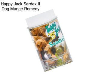 Happy Jack Sardex II Dog Mange Remedy