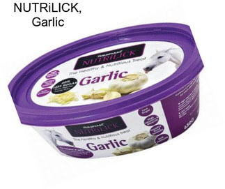 NUTRiLICK, Garlic