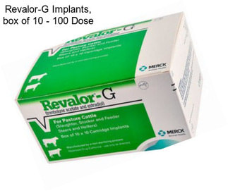 Revalor-G Implants, box of 10 - 100 Dose
