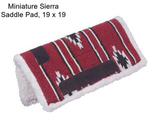 Miniature Sierra Saddle Pad, 19\