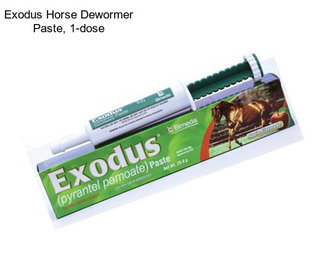 Exodus Horse Dewormer Paste, 1-dose