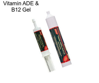 Vitamin ADE & B12 Gel