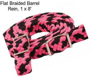 Flat Braided Barrel Rein, 1\