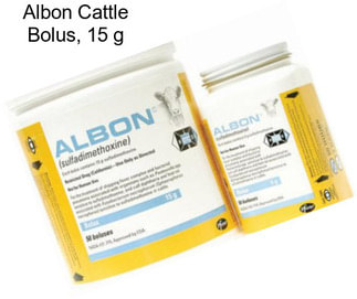 Albon Cattle Bolus, 15 g