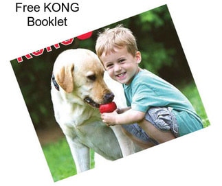 Free KONG Booklet