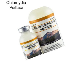 Chlamydia Psittaci