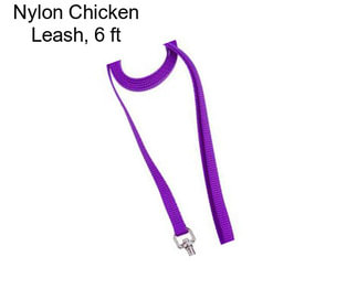 Nylon Chicken Leash, 6 ft