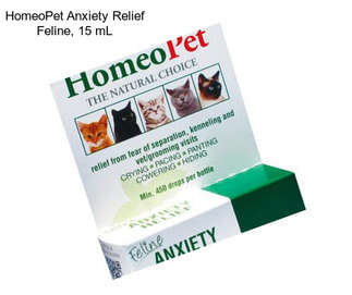 HomeoPet Anxiety Relief Feline, 15 mL