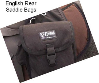 English Rear Saddle Bags