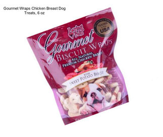 Gourmet Wraps Chicken Breast Dog Treats, 6 oz