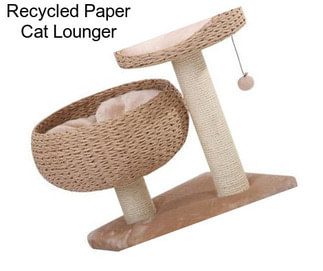 Recycled Paper Cat Lounger