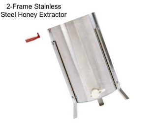 2-Frame Stainless Steel Honey Extractor