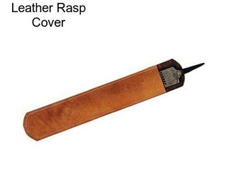 Leather Rasp Cover