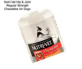 Nutri-Vet Hip & Joint Regular Strength Chewables for Dogs