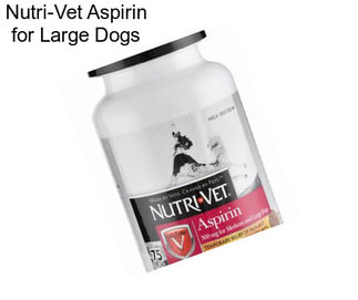 Nutri-Vet Aspirin for Large Dogs