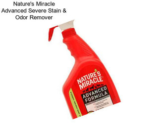 Nature\'s Miracle Advanced Severe Stain & Odor Remover