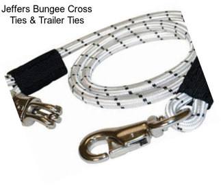 Jeffers Bungee Cross Ties & Trailer Ties